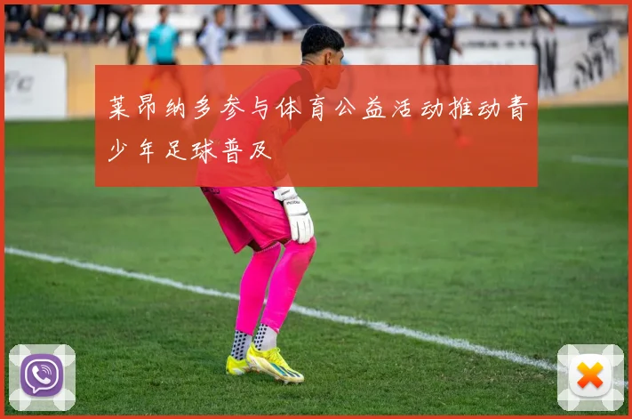 莱昂纳多参与体育公益活动推动青少年足球普及